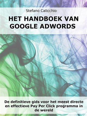 cover image of Het handboek van Google Adwords